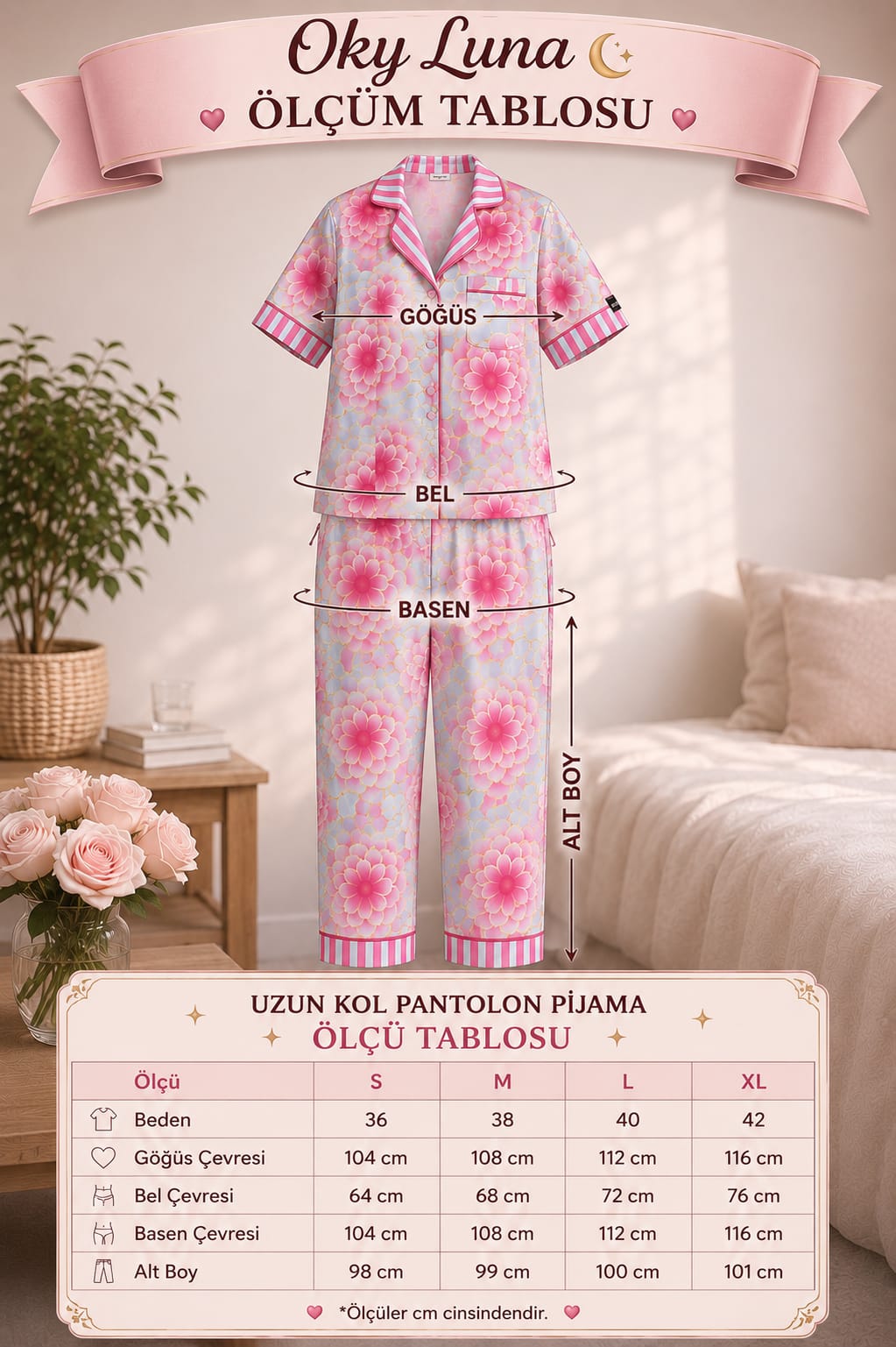 4 Parça Premium Saten Pijama Seti | Büstiyer & Toka Dahil ✨
