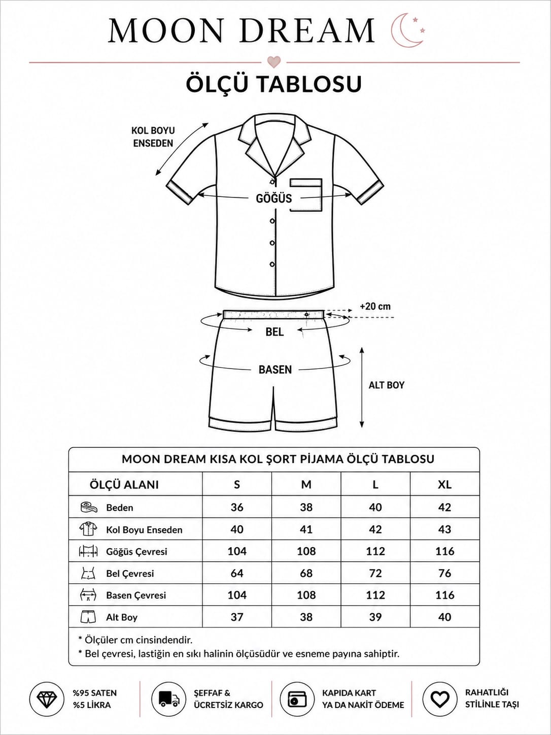 4 Parça Premium Saten Pijama Seti | Toka & Bandana Dahil ✨