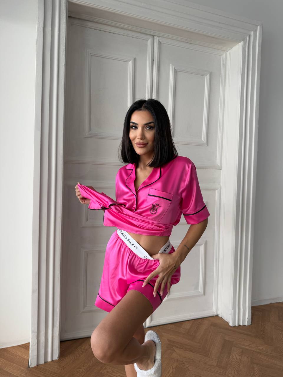 Premium Saten Pijama Seti ✨