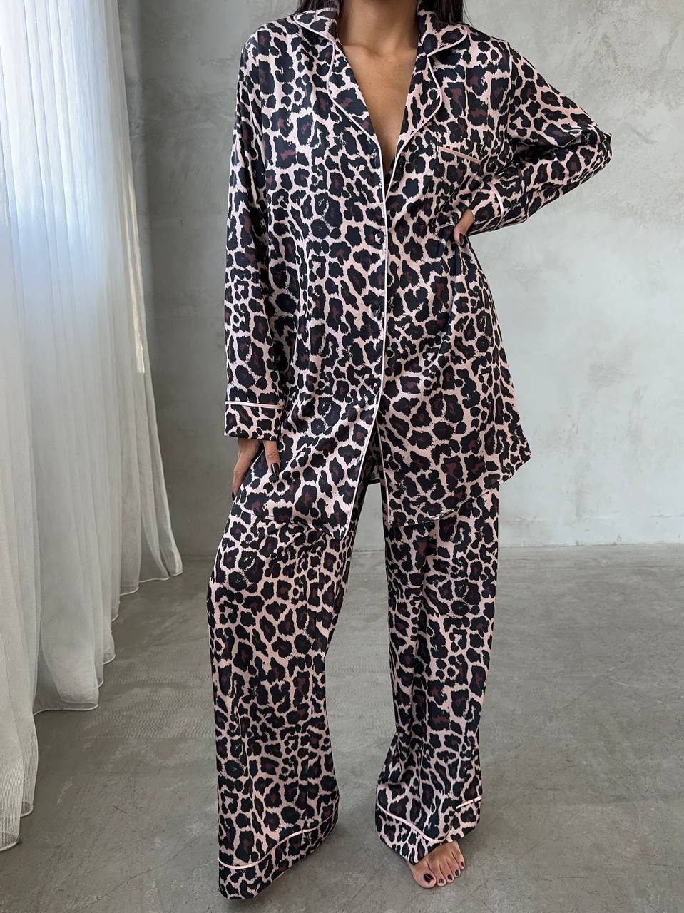 4 Parça Premium Saten Pijama Seti | Büstiyer & Toka  Dahil ✨
