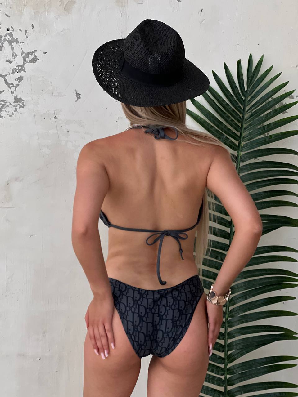 Marka Desenli Bikini Takımı